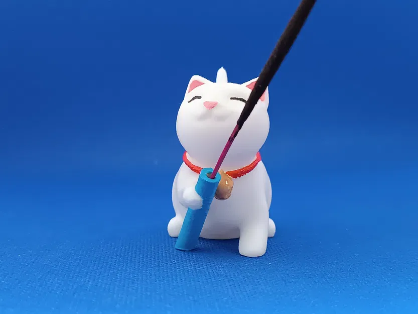 Giá cắm hương hình con mèo - Image 11