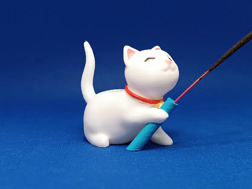 Giá cắm hương hình con mèo - Image 18