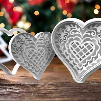 Khuôn Cắt Bánh Hình Trái Tim