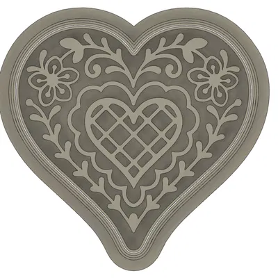 Khuôn Cắt Bánh Hình Trái Tim