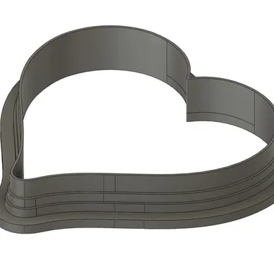 Khuôn Cắt Bánh Hình Trái Tim