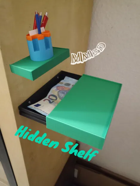 Kệ Gắn Tường Có Ngăn Bí Mật - Image 1