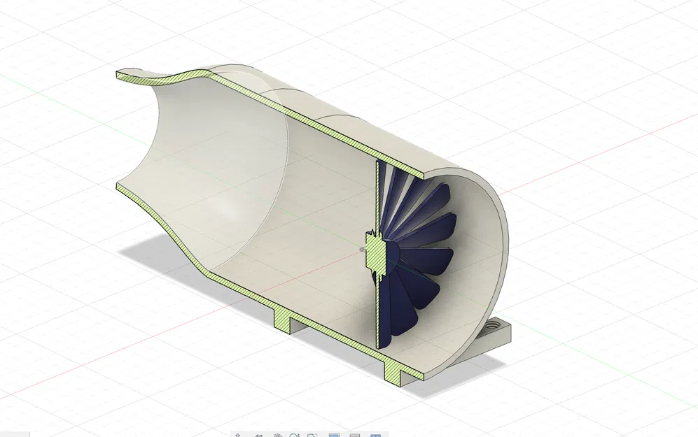 Mô Hình 3D Quạt Lồng Sóc Điện (EDF) / Cánh Quạt Máy Bay - Image 3