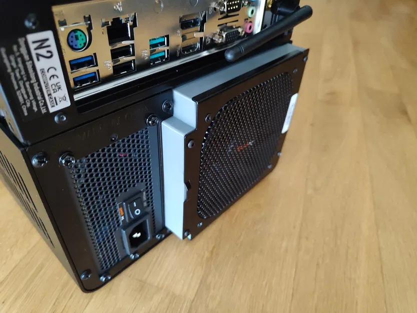 Jonsbo N2: Bộ Đệm Quạt 120x25mm Thay Quạt Zin - Image 1