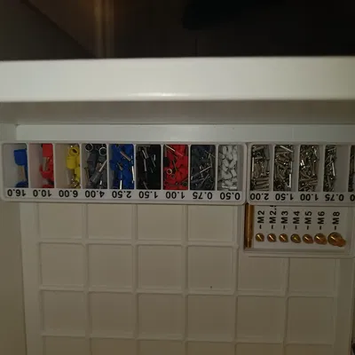 Hộp Gridfinity cho đầu cos (Adernendhülsen)