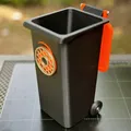 Thùng rác mini để bàn có bánh xe - Thumbnail 5