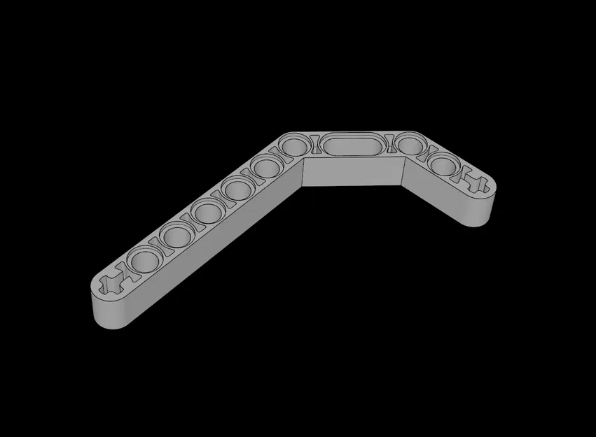 Mô Hình Lego Tương Thích (32009.dat) Thanh Technic 3 x 3.8 x 7 Liftarm Gập 45 Độ Kép - Image 1