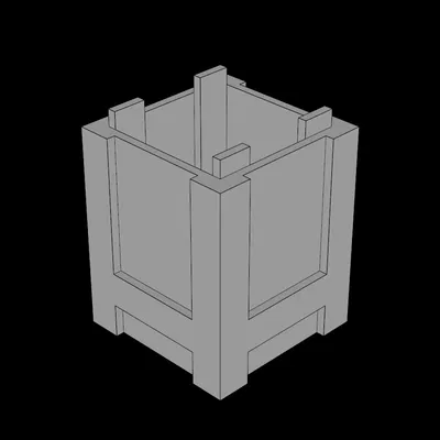 Hộp đựng tương thích Lego (61780.dat) 2 x 2 x 2