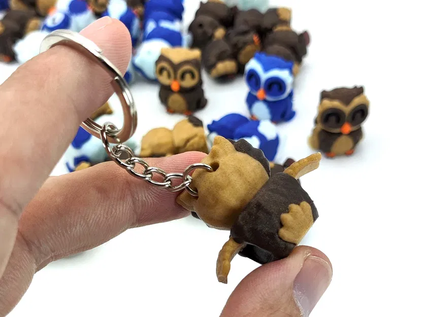 Mô Hình Cú Mèo Tí Hon Khớp Lắp Ráp In Tại Chỗ - Image 2