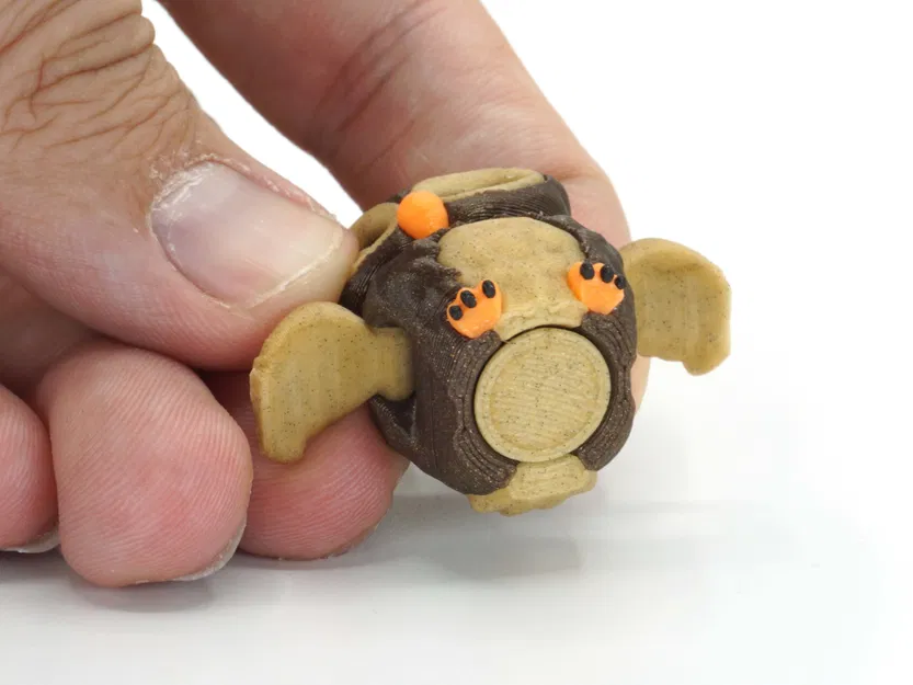 Mô Hình Cú Mèo Tí Hon Khớp Lắp Ráp In Tại Chỗ - Image 3