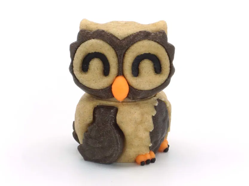 Mô Hình Cú Mèo Tí Hon Khớp Lắp Ráp In Tại Chỗ - Image 7