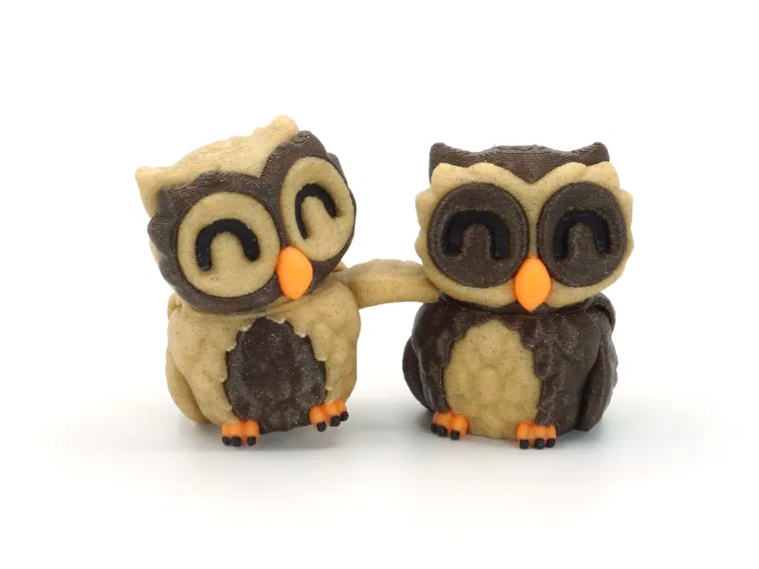 Mô Hình Cú Mèo Tí Hon Khớp Lắp Ráp In Tại Chỗ - Image 10