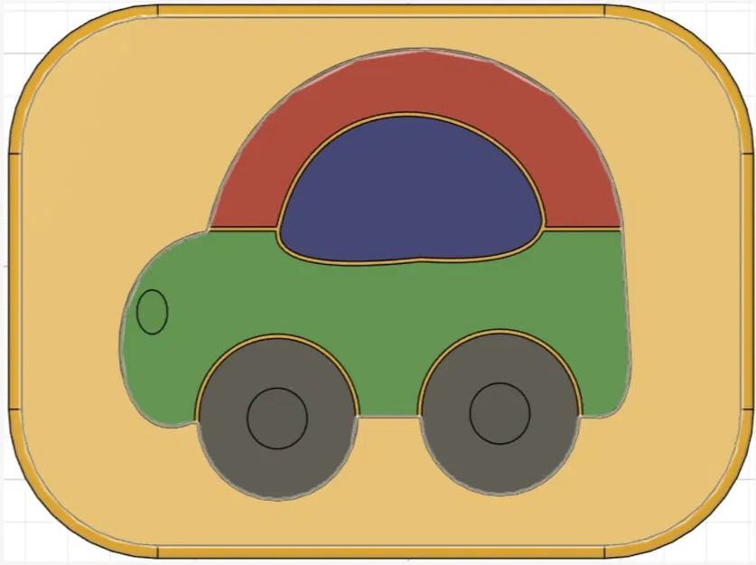 Xe Ô Tô Xếp Hình Cho Bé - Image 3