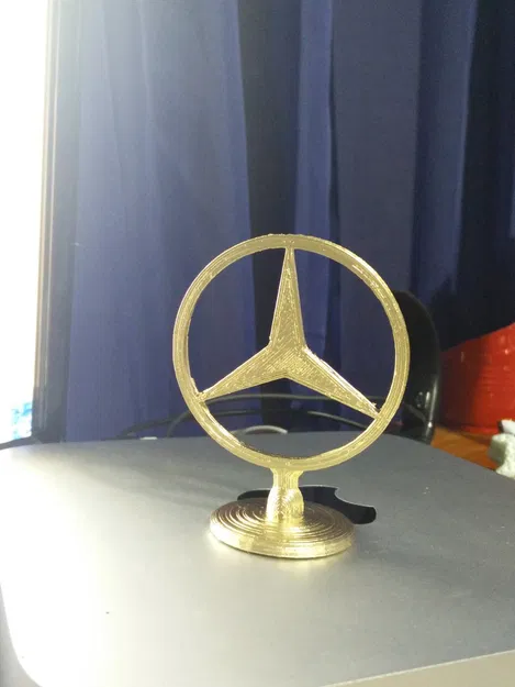 Logo Mercedes-Benz - Nẹp Capo Xe (2 Mảnh) - Image 1