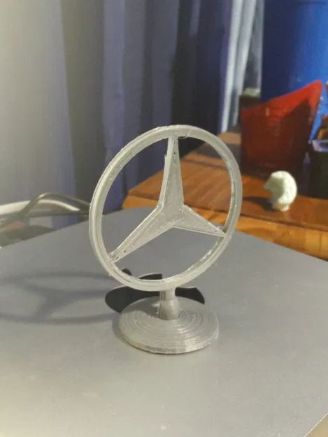 Logo Mercedes-Benz - Nẹp Capo Xe (2 Mảnh) - Image 2