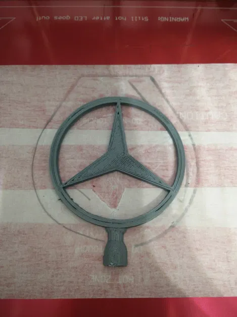 Logo Mercedes-Benz - Nẹp Capo Xe (2 Mảnh) - Image 3