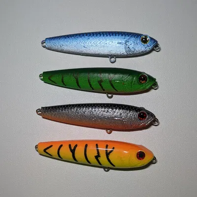 Mồi Câu Topwater Stickbait Pencilbait Dài 7cm / 3''