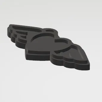 Móc Khóa Trái Tim Có Cánh