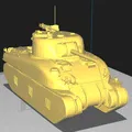 Xe tăng hạng trung M4A1 Sherman của Mỹ - Thumbnail 3