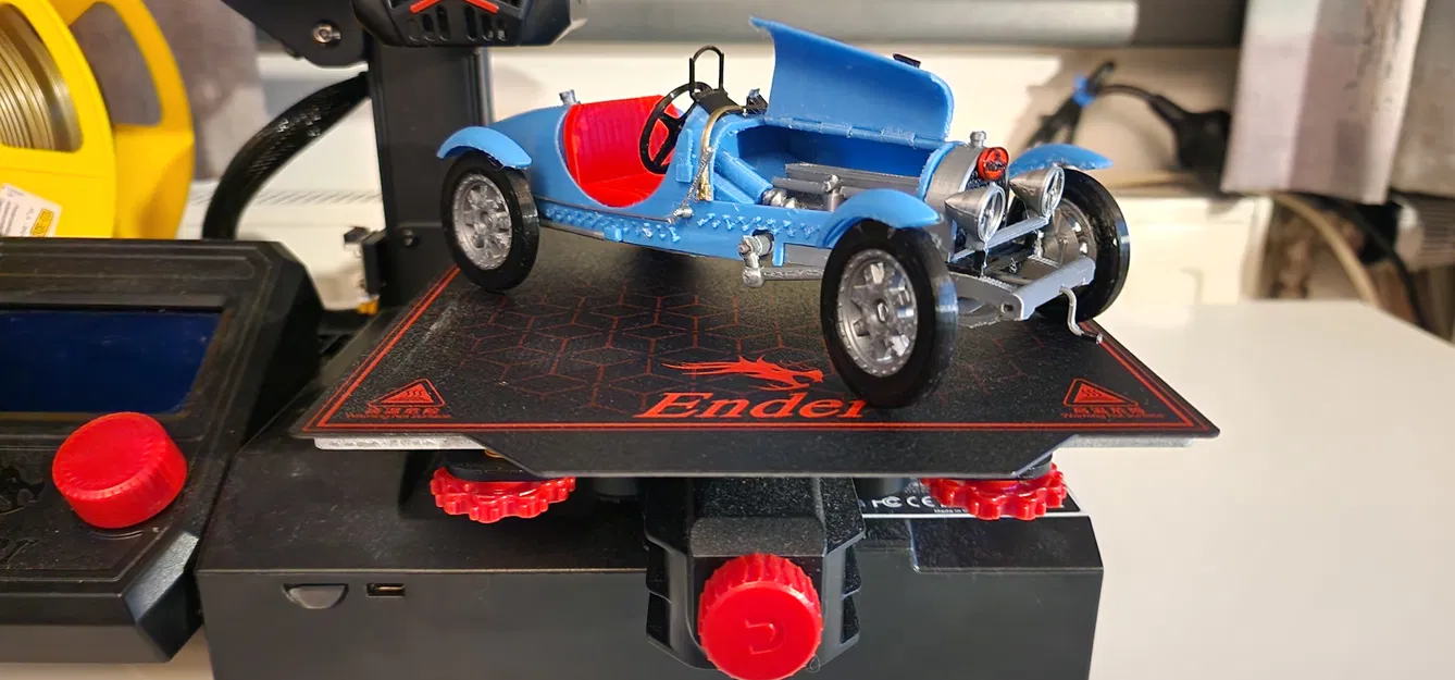 Mô hình xe Bugati T35 năm 1924 của Ed van der Heijden - Image 13