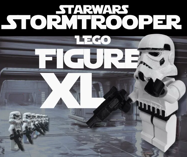 Mô Hình Lego Stormtrooper Star Wars Khổng Lồ - Image 1
