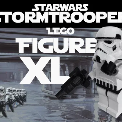 Mô Hình Lego Stormtrooper Star Wars Khổng Lồ