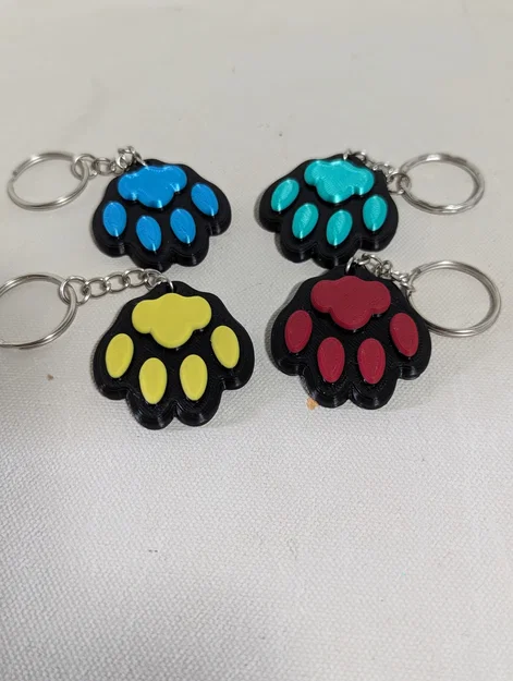 Móc Khóa Hình Bàn Chân (Paw Keychain) - Image 1