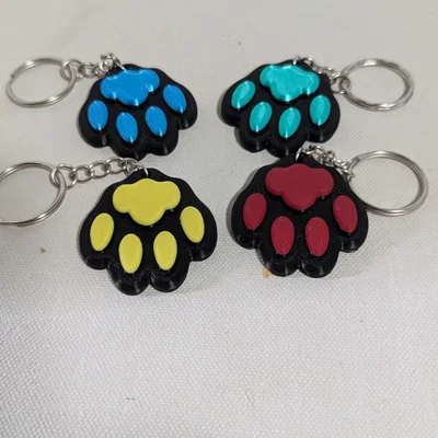 Móc Khóa Hình Bàn Chân (Paw Keychain)