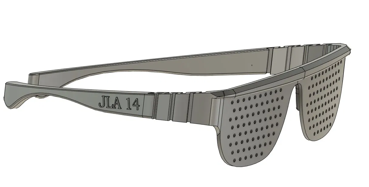 Kính Lỗ Đục Rasterbrille - Kính Tập Mắt - Image 1