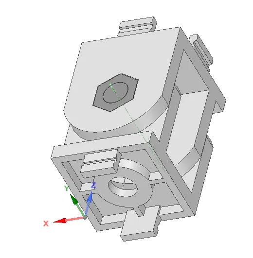 Khớp Nối Bản Lề Linh Hoạt Cho Thanh Nhôm V-Slot 2020 - Image 3