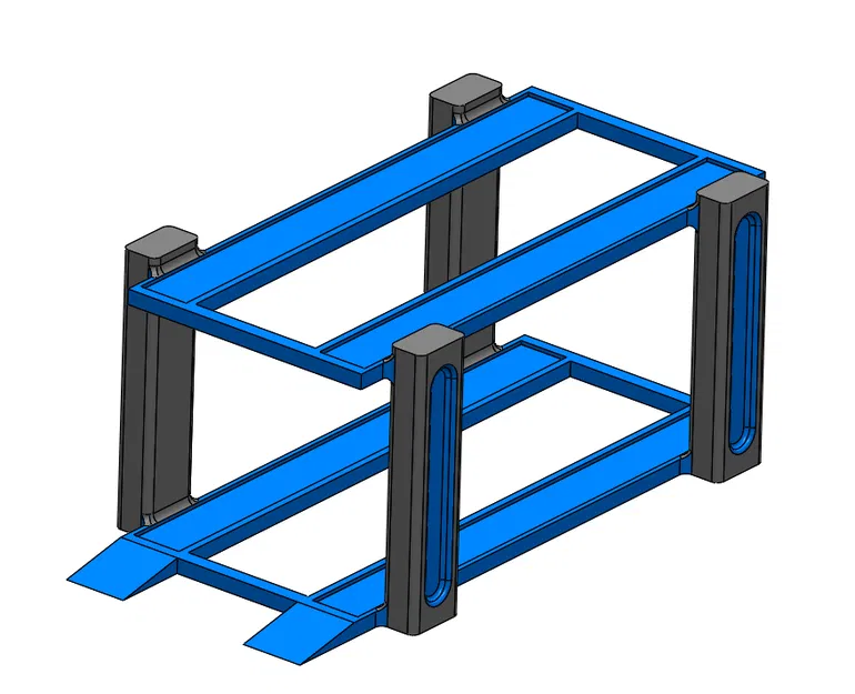Khu Trưng Bày Thang Máy Cho 2 Xe Hotwheel - Image 1