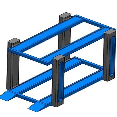 Khu Trưng Bày Thang Máy Cho 2 Xe Hotwheel