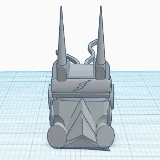 Mô hình đầu ninja sấm sét dummy 13