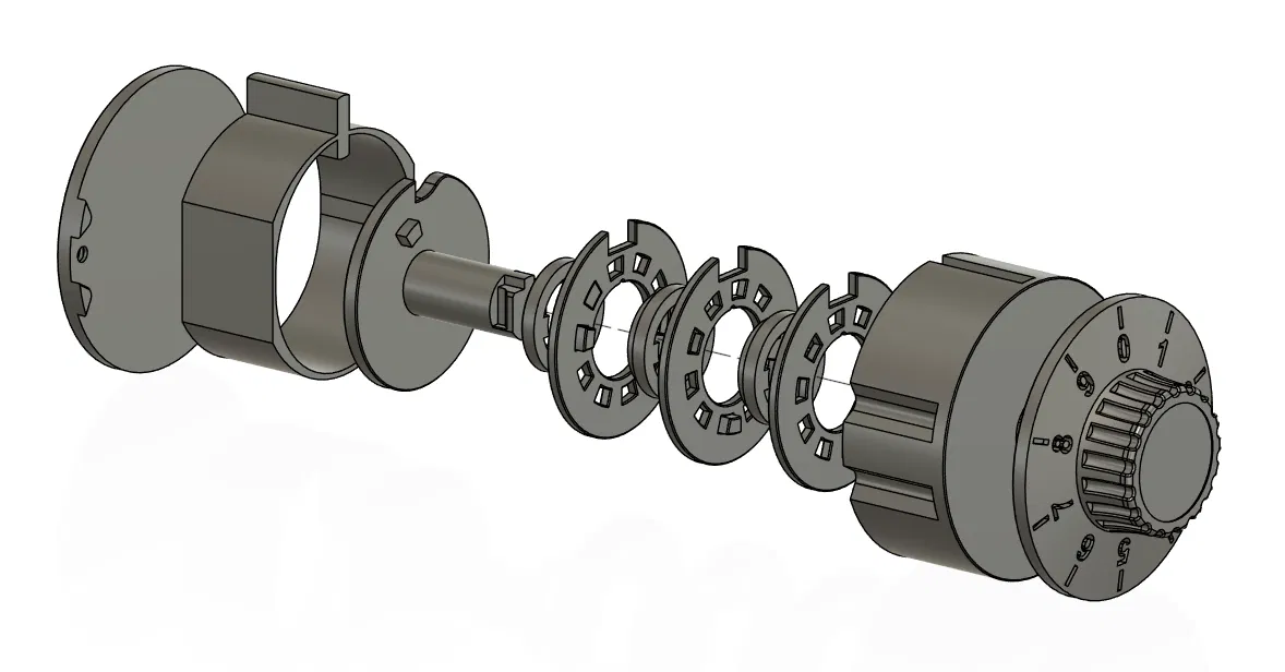 Ổ Khóa Két Kết Hợp - Image 3