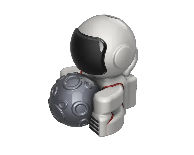 Móc Khóa Phi Hành Gia Ôm Trăng - Image 6