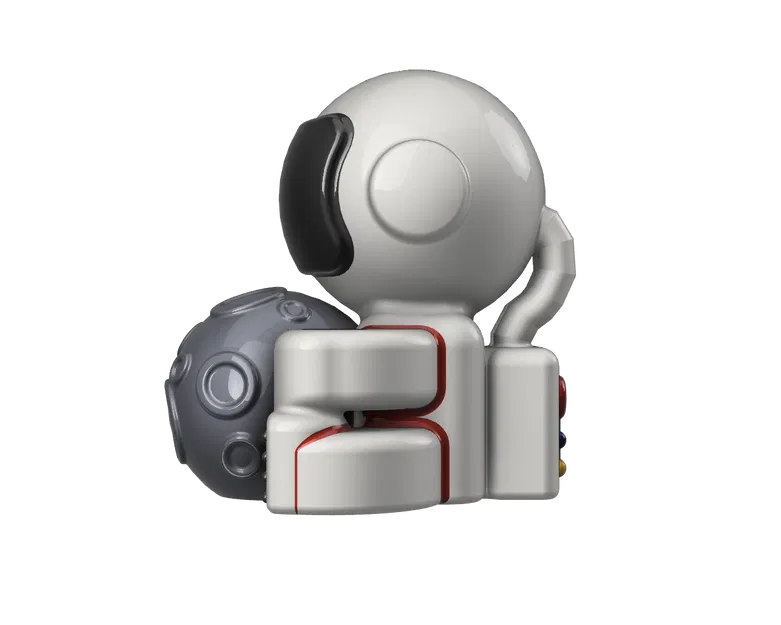 Móc Khóa Phi Hành Gia Ôm Trăng - Image 8