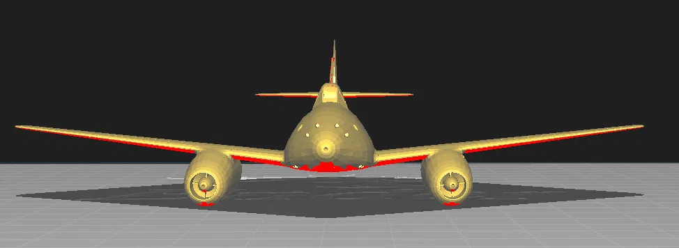 Mô Hình Máy Bay Phản Lực Messerschmitt 262 A1 "Schwalbe" - Image 2