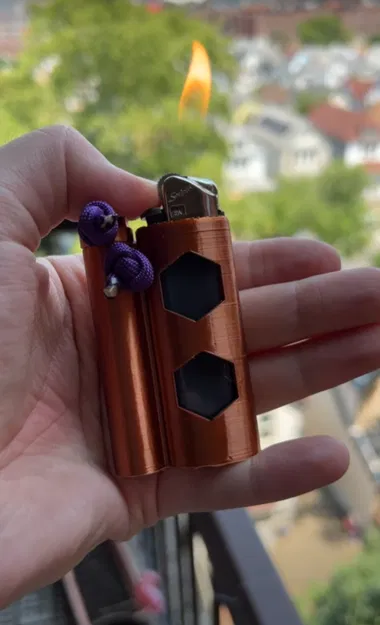 Hộp đựng bật lửa Bic Bestagon và hộp stash đã chỉnh sửa - Image 2