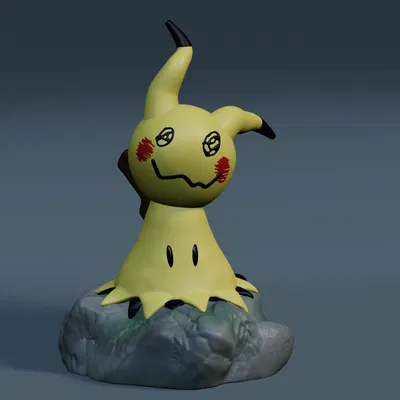Mô hình 3D Mimikyu - Phiên bản 2 Dễ In Hơn