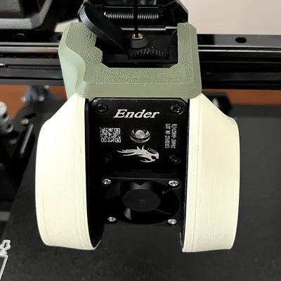 FatBurner – Hệ Thống Làm Mát Quạt Kép 5015 Cho Ender 3 V3 KE