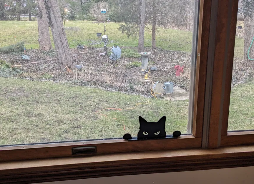 Hình Bóng Mèo Nhìn Lén - Bản Chỉnh Sửa - Ba Phiên Bản - Image 1