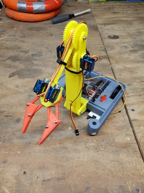 Cánh Tay Robot Servo XRP Có Bộ Gắp - Image 1