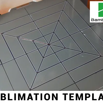 Khuôn mẫu Sublimation cho khay máy in Bambu Lab X1/P1/A1