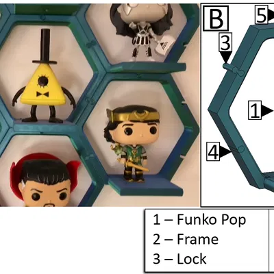 Kệ Trưng Bày Funko Pop Đa Năng