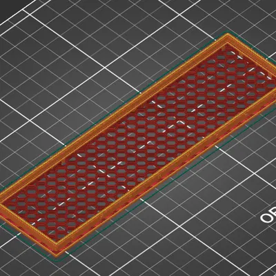IO Shield ATX trống (cho FreeCad) sẵn sàng để chỉnh sửa