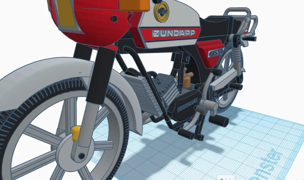 Zundapp KS(GTS)50 năm 1981 làm mát bằng nước bởi Designer Ed van der Heijden - Image 5