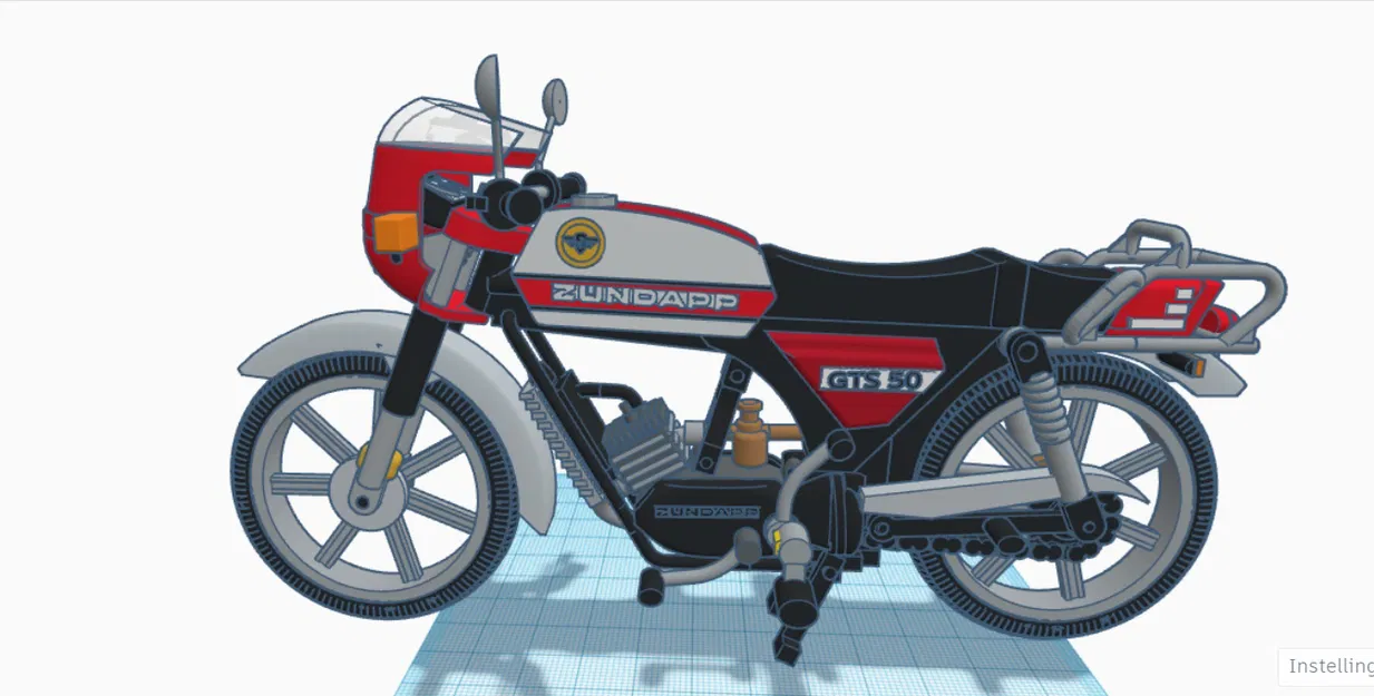 Zundapp KS(GTS)50 năm 1981 làm mát bằng nước bởi Designer Ed van der Heijden - Image 9