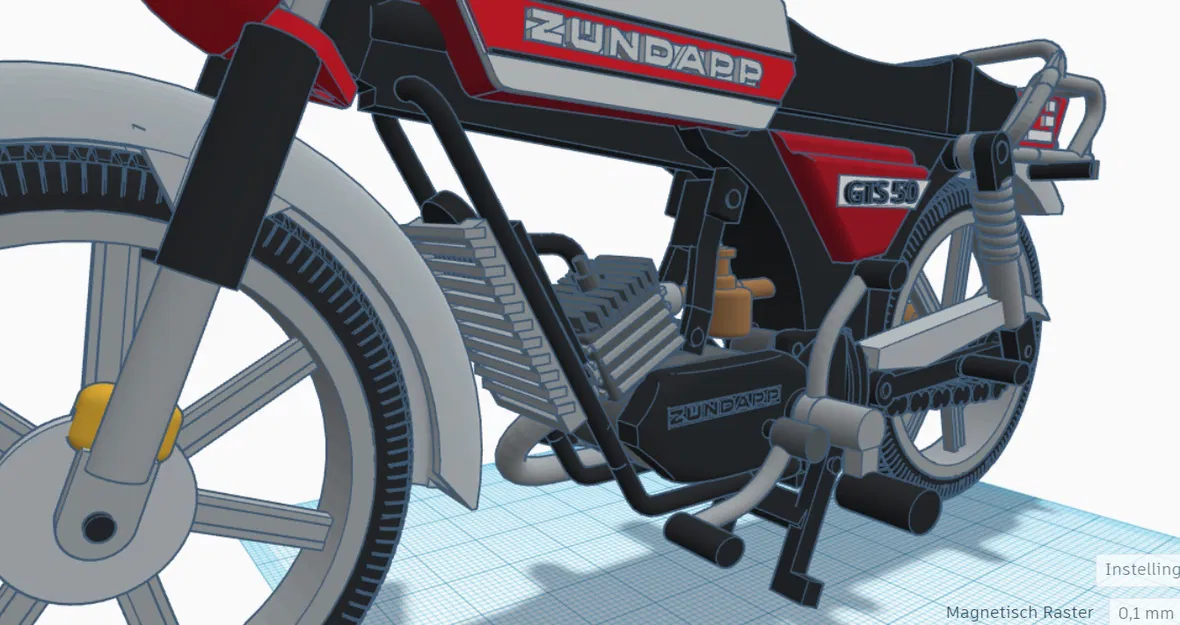 Zundapp KS(GTS)50 năm 1981 làm mát bằng nước bởi Designer Ed van der Heijden - Image 17