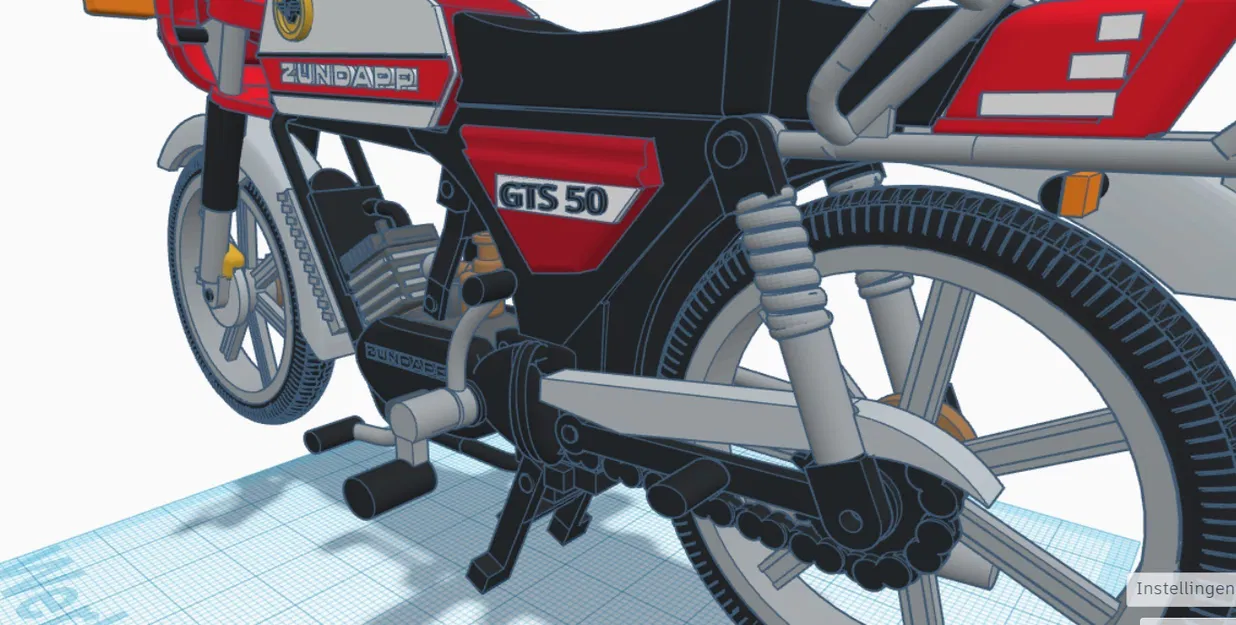 Zundapp KS(GTS)50 năm 1981 làm mát bằng nước bởi Designer Ed van der Heijden - Image 18