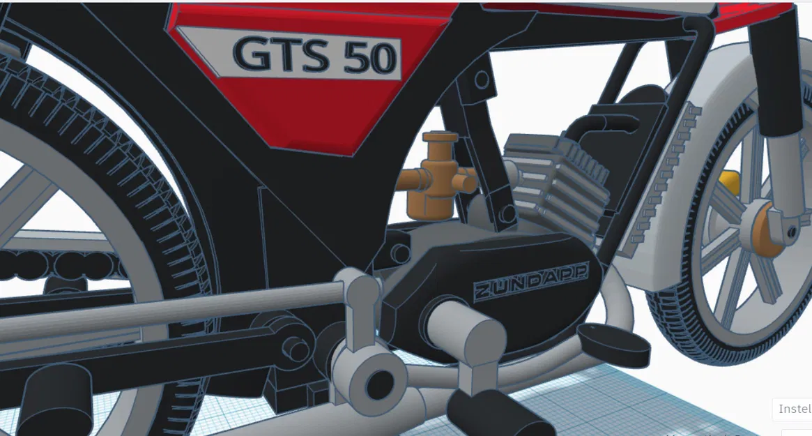 Zundapp KS(GTS)50 năm 1981 làm mát bằng nước bởi Designer Ed van der Heijden - Image 20